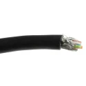 HARTING Shielded Screened Cat6 Ethernet Cable 100 m Black PVC 100V 6.9mm Outside Diameter Cat6 