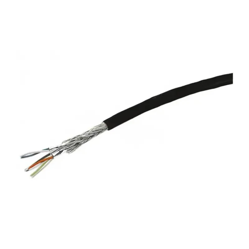 HARTING Shielded Screened Cat6 Ethernet Cable 100 m Black PVC 100V 6.9mm Outside Diameter Cat6 