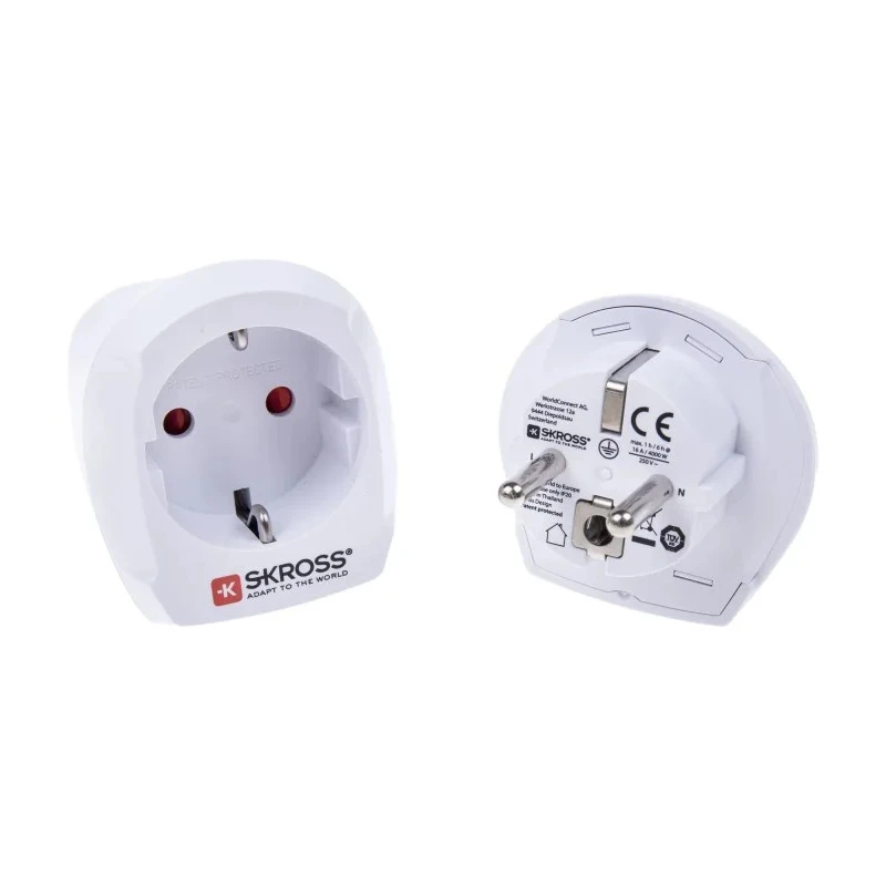 SKROSS Travel Adapter USA Europe China Australia Europe 13A 250V Type G Plug Adapter 220V-240V 821-1242