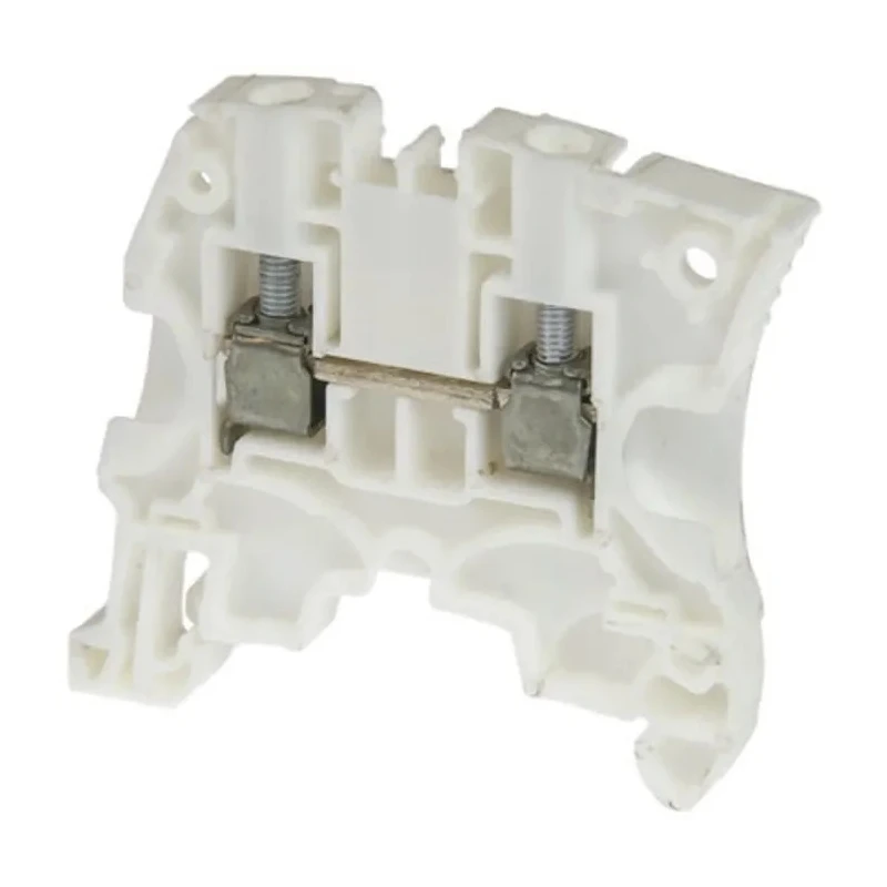 Entrelec ZS6 Series Feed Through Terminal Block White, 6mm², 1-Level, Screw Termination ATEX 1SNK506065R0000