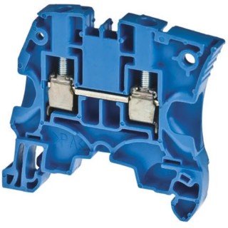 Entrelec ZS10 Series Feed Through Terminal Block Blue, 4mm², 2-Level, Screw, ATEX 1SNK508020R0000