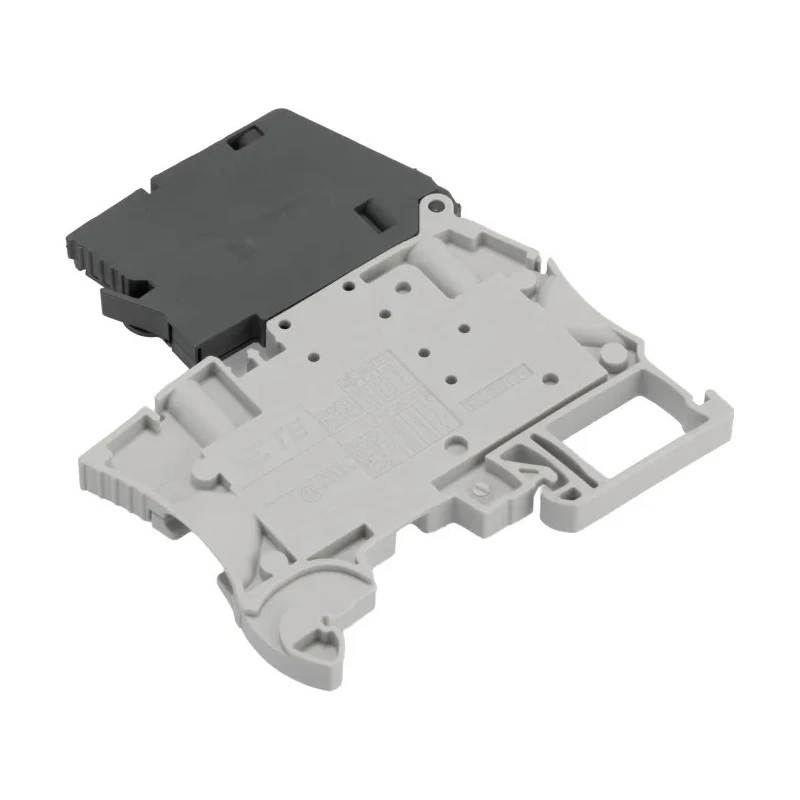 Entrelec SNK Series Fused DIN Rail Terminal Block Grey, 1-Level, Screw Termination, 1.5mm² to 4mm², 6.3A 1SNK506410R0000