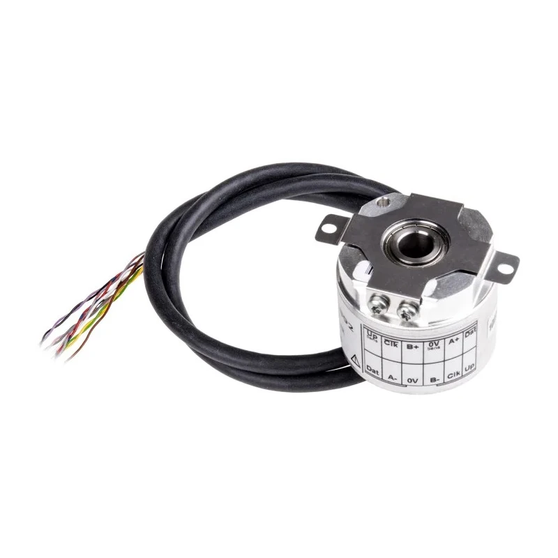 Hengstler 30V DC, 7V DC 2048 PPR Sinus-Cosinus 1 Vpp Pulse Absolute Encoder with 8mm Through Hollow Shaft AD36/0013EF.0RSCB