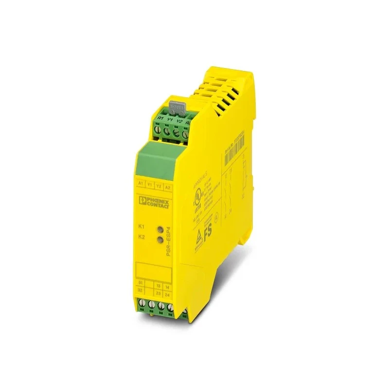 Phoenix Contact PSR-SCP 24V DC Safety Relay with 3 Safety Contacts and Screw Terminals 4.25W Power Consumption 2981020