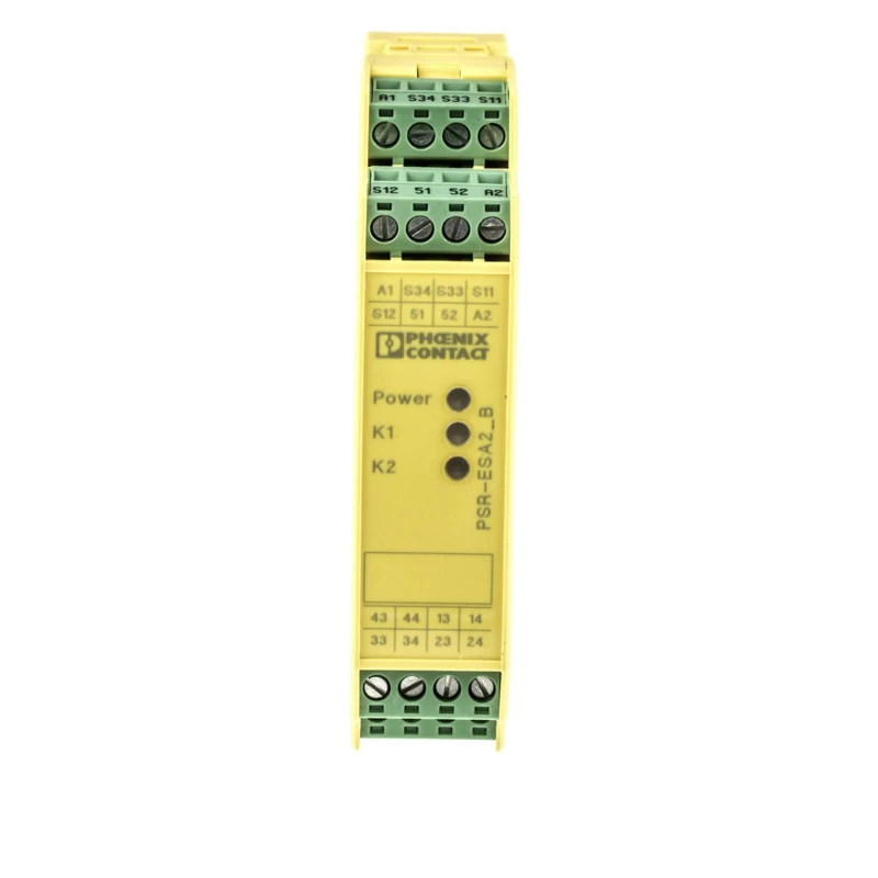 Phoenix Contact Safety Relay PSR-ESA 24V ac/dc, 4 Safety Contacts, 1 Auxiliary Contact, IP54 Rated 2963802