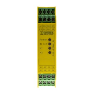Phoenix Contact PSR-SCP-24UC/ESM4/3X1/1X2/B 24V AC/DC Safety Relay, 3 Safety Contacts, 1 Auxiliary Contact ESM4