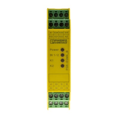 Phoenix Contact PSR-SCP-24UC/ESM4/3X1/1X2/B 24V AC/DC Safety Relay, 3 Safety Contacts, 1 Auxiliary Contact ESM4