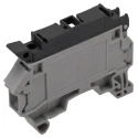Entrelec SNK Series Fused DIN Rail Terminal Block Grey 1-Level Fused Screw 1SNK508411R0000