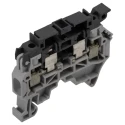 Entrelec SNK Series Fused DIN Rail Terminal Block Grey 1-Level Fused Screw 1SNK508411R0000