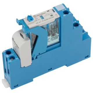 Finder 4C Series Interface Relay DIN Rail Mount 48V DC Coil SPDT Contact Configuration 16A Switching 4C.01.9.048.0050SPA