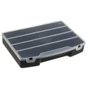 RS PRO 10 Cell Black Polypropylene Compartment Box, 40 mm Height x 245 mm Width x 180 mm Depth 838-6532