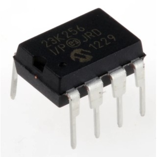 Microchip 256 kB SRAM Memory, 32K x 8 Bit, PDIP Package, Through Hole Mount 23K256-I/P