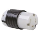 PASS & SEYMOUR 30A 125V USA Mains Socket Black White Nylon Cable Screw Termination L530C