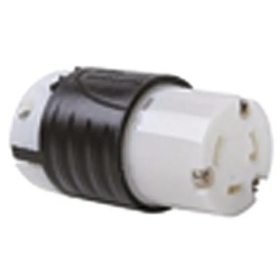 PASS & SEYMOUR 30A 125V USA Mains Socket Black White Nylon Cable Screw Termination L530C