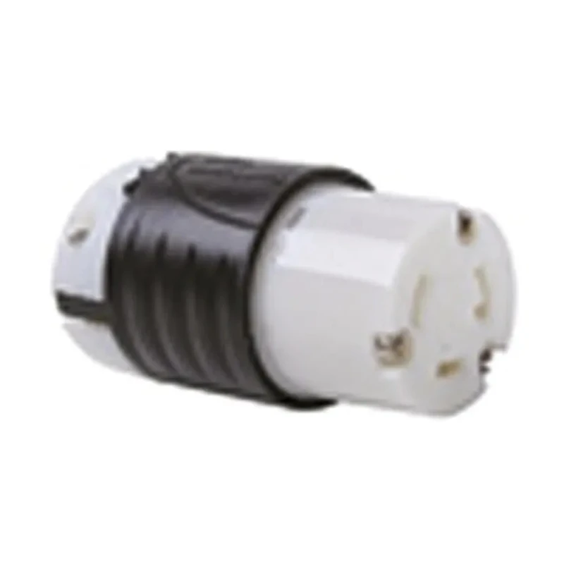 PASS & SEYMOUR 30A 125V USA Mains Socket Black White Nylon Cable Screw Termination L530C