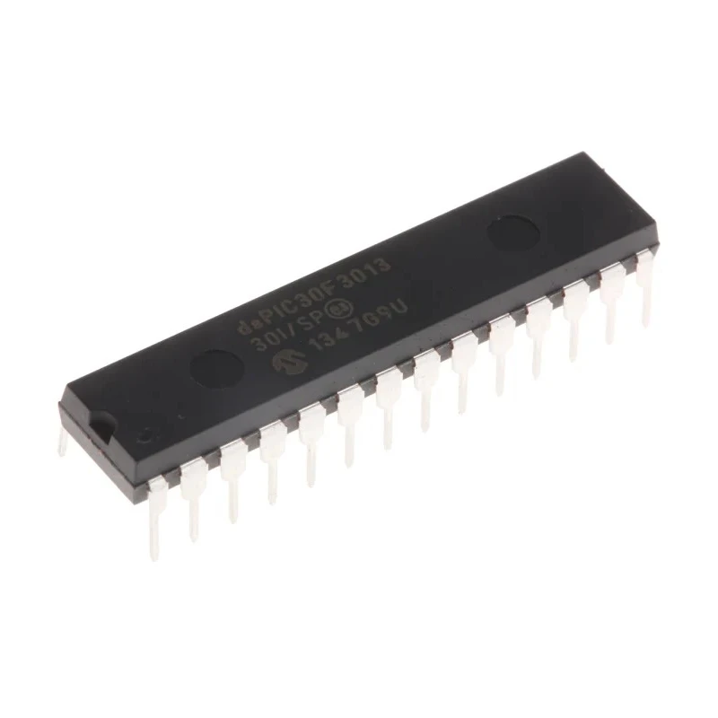 Microchip dsPIC30F 16 bit Digital Signal Processor 30 MIPS 24kB FLASH 28-Pin SPDIP dsPIC30F3013-30I/SP