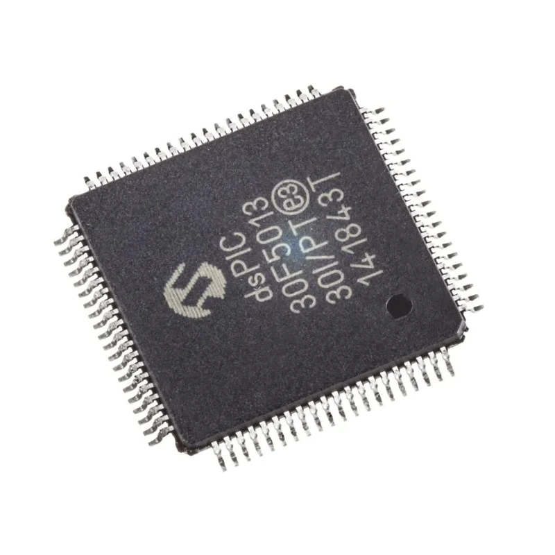 Microchip dsPIC30F 16-bit Digital Signal Processor 30 MIPS 66kB FLASH 80-Pin TQFP 