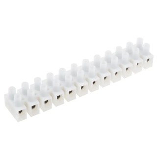 RS PRO Non-Fused Terminal Block, 12-Way, 8AWG Wire Size, 57A Current, 450V, Screw Termination 840-7923