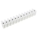 RS PRO Non-Fused Terminal Block, 12-Way, 8AWG Wire Size, 57A Current, 450V, Screw Termination 840-7923