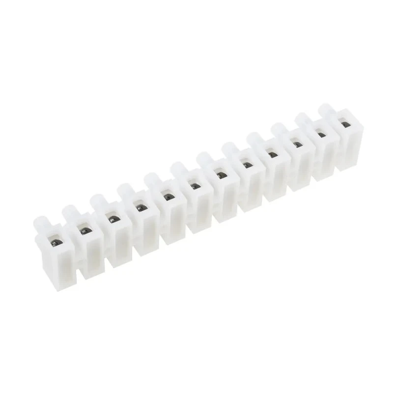 RS PRO Non-Fused Terminal Block, 12-Way, 8AWG Wire Size, 57A Current, 450V, Screw Termination 840-7923