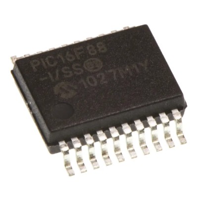 Microchip PIC16F88-I/SS 8 bit PIC Microcontroller 20 MHz 7.168 kB Program Memory 256B Flash 20-Pin SSOP