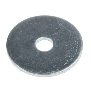 RS PRO Steel Bright Zinc Mudguard Washers, M5 Compatible Screw/Bolt Size, 25mm External Diameter, 5.3mm Inside 666-7757