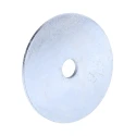RS PRO Steel Bright Zinc Mudguard Washers M6 40mm External Diameter 1.5mm Thickness 666-7763