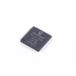Microchip 16-Bit PIC24FJ Microcontroller, 32 MHz, 256kB FLASH, 64-Pin TQFP 