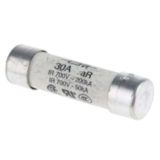 Eaton Ceramic Cartridge Fuse 30A Fast Acting, 14 x 51 mm, 700V AC FWP-30A14F