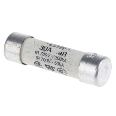 Eaton Ceramic Cartridge Fuse 30A Fast Acting, 14 x 51 mm, 700V AC FWP-30A14F
