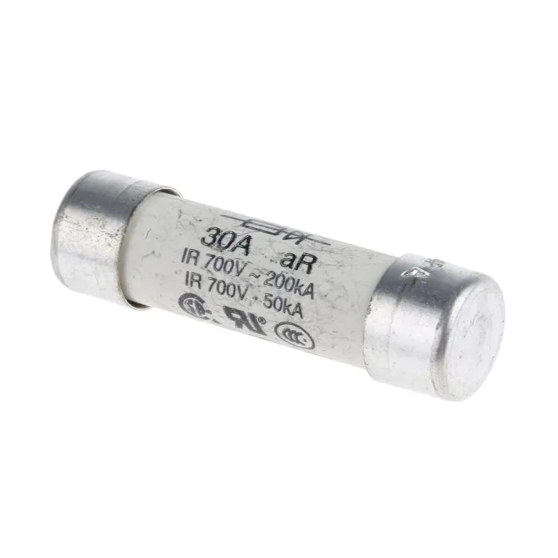 Eaton Ceramic Cartridge Fuse 30A Fast Acting, 14 x 51 mm, 700V AC FWP-30A14F
