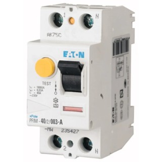 Eaton Xboard Series Residual Current Circuit Breaker, 40A, 1-Pole, 100 mA Trip Sensitivity, Type AC 235395 PFIM-40/2/01-MW