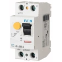 Eaton Xboard Series Residual Current Circuit Breaker 63A 1-Pole 100mA Type AC 500A Breaking Capacity 235399 PFIM-63/2/01-MW