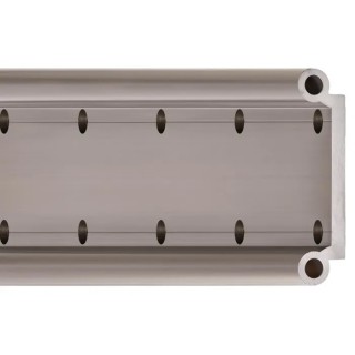 Igus W Series Stainless Steel Hard Anodised Aluminium Linear Guide Rail 74 mm Width 1500 mm Length WS-20-80-1500