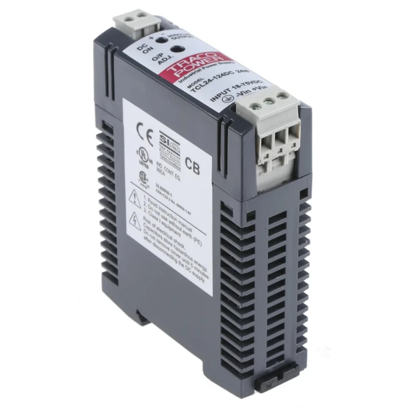 TRACOPOWER DC/DC Converter 24V DC Output 1 A 75V DC Max Input 18V DC Min Input TCL 024-124 DC