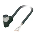 Phoenix Contact Sensor Actuator Cable Female 4 Way M12 to Unterminated 2 m 250V SAC-4P 1407320