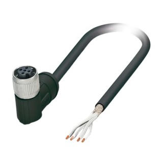 Phoenix Contact Sensor Actuator Cable Female 4 Way M12 to Unterminated 2 m 250V SAC-4P 1407320