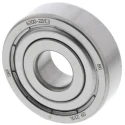 SKF Single Row Deep Groove Ball Bearing, 10 mm ID, 30 mm OD, 9 mm Width, Shielded, C3 Clearance 6200-2Z/C3
