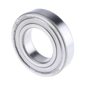 SKF Single Row Deep Groove Ball Bearing, Shielded Ends, 45 mm ID, 85 mm OD, 19 mm Width, C3 Clearance, 8500 RPM 6209-2Z/C3