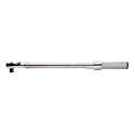 Bahco Click Torque Wrench, 60 To 340 Nm, 1/2 in Drive, Square Drive, Chrome Finish, Metal Body, 620mm Overall 7455-340