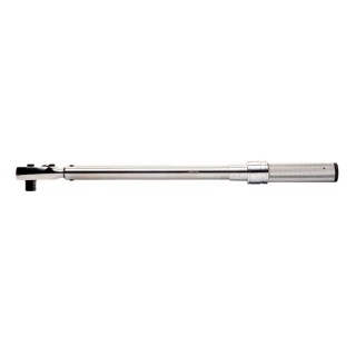 Bahco Click Torque Wrench, 60 To 340 Nm, 1/2 in Drive, Square Drive, Chrome Finish, Metal Body, 620mm Overall 7455-340
