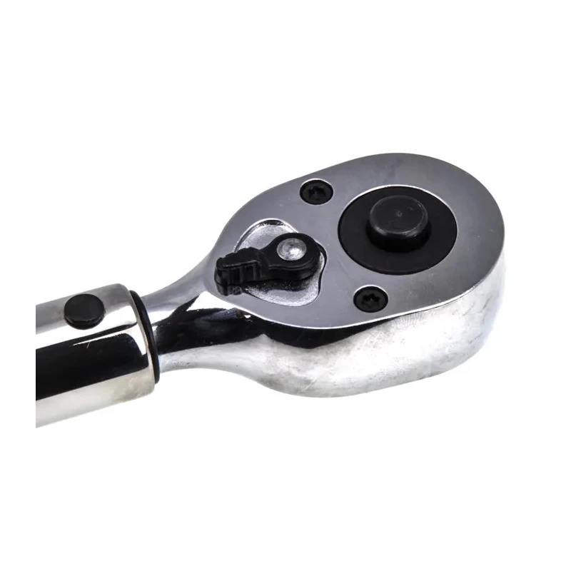 Bahco Click Torque Wrench, Mechanical, 40 to 200 Nm Torque Range, 1/2 in Square Drive, 483mm Length, Chrome Finish 7455-200
