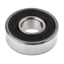 SKF Single Row Deep Groove Ball Bearing, 10 mm ID, 26 mm OD, 8 mm Width, Steel Balls, Sheet Metal Cage, Sealed 6000-2RSH/C3