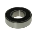 SKF Single Row Deep Groove Ball Bearing 20 mm ID, 42 mm OD, 12 mm Width, Sheet Metal Cage, Sealed, C3 Clearance, 6004-2RSH/C3