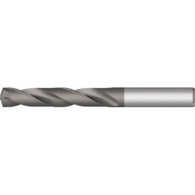 Dormer Solid Carbide Drill Bit, 9 mm Size, 89 mm Overall Length, 10 mm Cylindrical Shank, Titanium Aluminium Nitride R4589.0