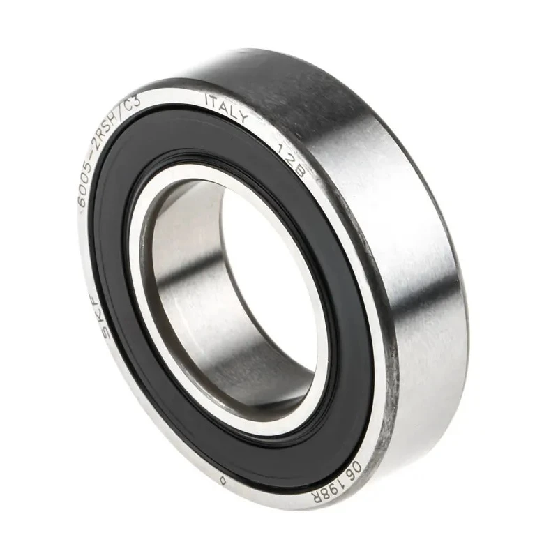 SKF Single Row Deep Groove Ball Bearing 25 mm ID, 47 mm OD, 12 mm Width, Sealed, C3 Clearance 6005-2RSH/C3