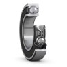 SKF Single Row Deep Groove Ball Bearing 12 mm ID, 37 mm OD, Race Width 12 mm, Sealed, C3 Clearance 6301-2RSH/C3