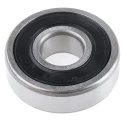 SKF Single Row Deep Groove Ball Bearing 17 mm ID, 47 mm OD, 14 mm Width, Sealed, C3 Clearance 6303-2RSH/C3