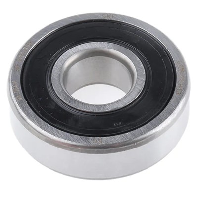 SKF Single Row Deep Groove Ball Bearing 17 mm ID, 47 mm OD, 14 mm Width, Sealed, C3 Clearance 6303-2RSH/C3