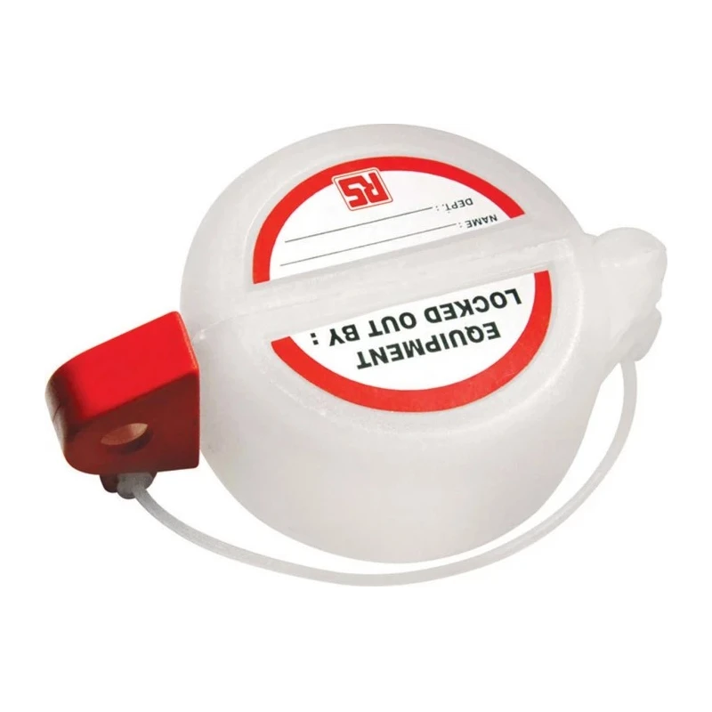 RS PRO Clear 1-Lock Lockout Polycarbonate Push Button Lockout 7.25 mm 862-5225